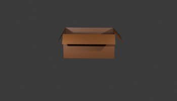desain kardus mini 3d blender