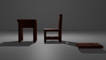 desain kursi mini dan meja