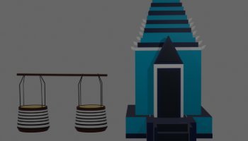 Desain Model 3D Icon Banjarnegara