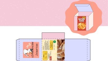 Desain Pola Kemasan Keripik Salak