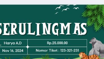 desain tiket