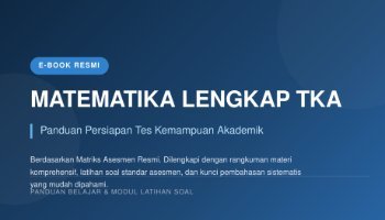 E-BOOK MATEMATIKA PERSIAPAN UNTUK TKA