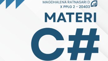E-BOOK MATERI C#