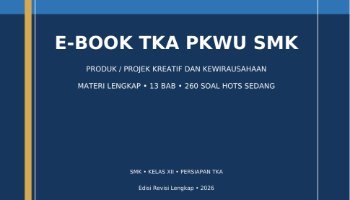 E-Book Pkwu Modul Pembelajaran TKA