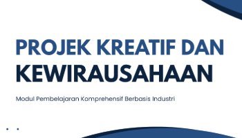 E-book Projek Kreatif dan Kewirausahaan (PKK)