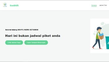 EcoShift : Web Penjadwalan Membuang Sampah