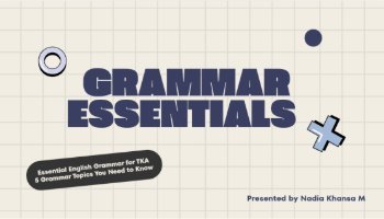 Essential English Grammar for TKA