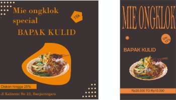 FLAYER LOGO MIE ONGKLOK PAK KULID