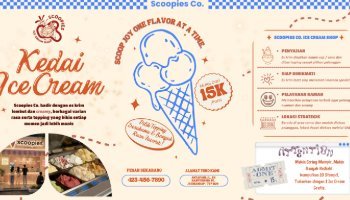 Flyer Business Plan Usaha Scoopies - PKWU