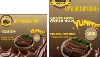 Flyer Dodol King Salak by Monica