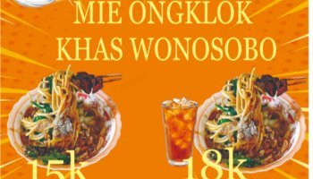 Flyer Mie Ongklok Khas Wonosobo