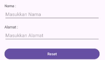Form Data Diri Sederhana Android