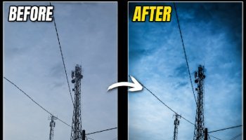 Fotografi Tiang Listrik - Ligthroom