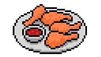 Fried chicken drumsticks with sauce
