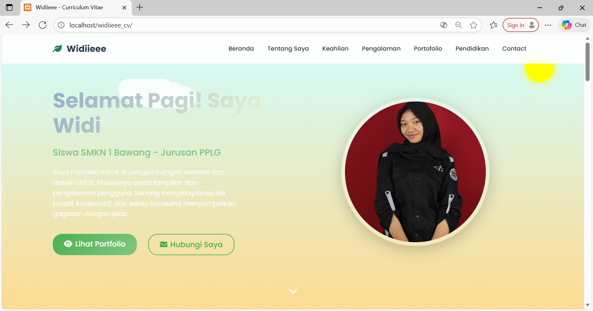 Personal Portfolio Website