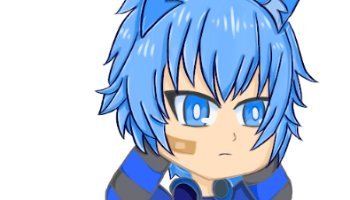 Gacha Art Blue Fox OC