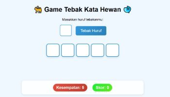 Game Tebak Hewan