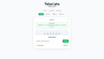 Game Tebak Kata Kelompok 2 X PPLG 1