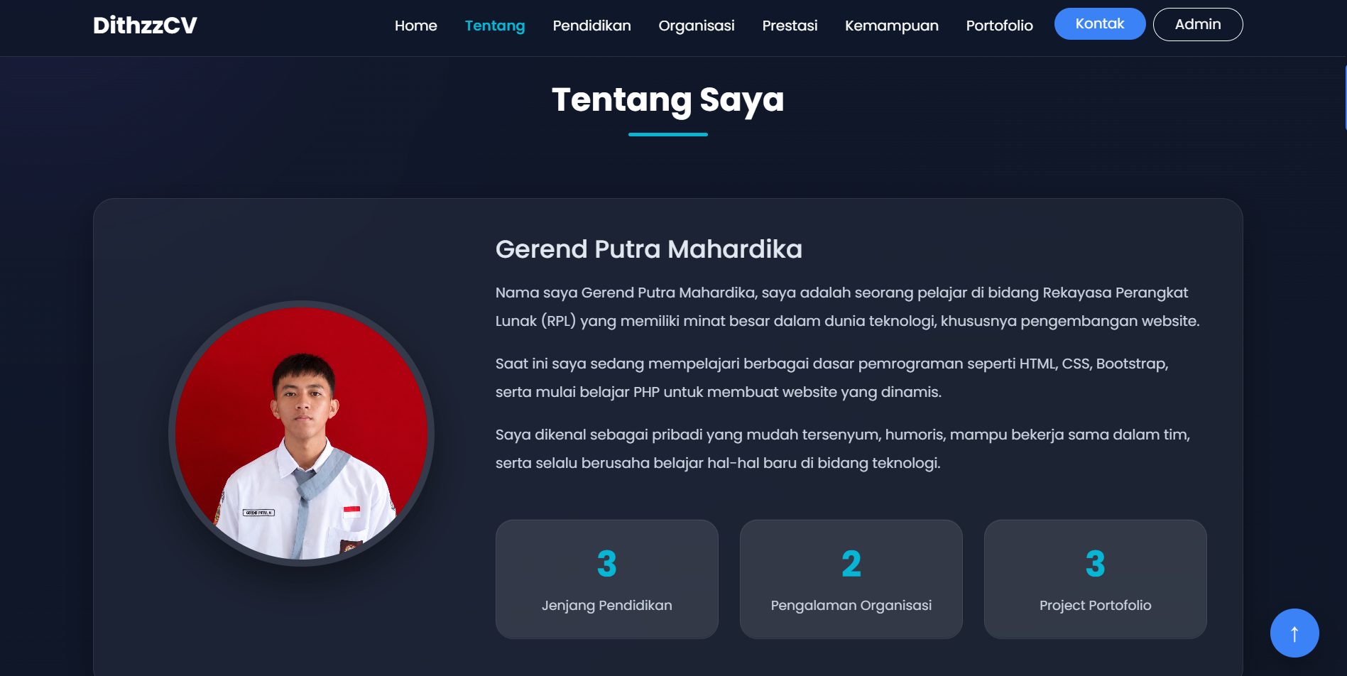 Tugas PKWU Website Profil Domain 2026