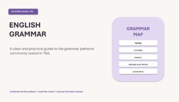 GRAMMAR ESSENTIALS ENGLISH FOR TKA SMK