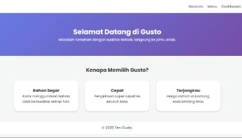 Gusto | Web Statis Implementasi Git