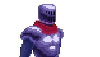 Ilustrasi Konsep Sprite Untuk Karakter Kesatria