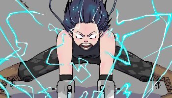 Ilustrasi Original Character Bernuansa Listrik