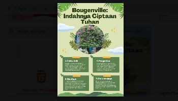 Infografis bunga Bougenville: Indahnya Ciptaan Tuhan