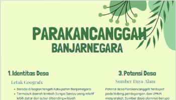 Infografis Data Desa Parakancanggah Banjarnegara