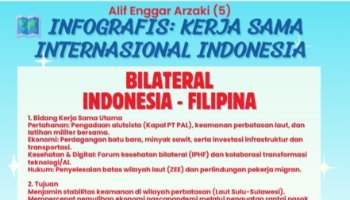 Infografis Kerja Sama Internasional Indonesia