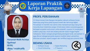 Infografis Laporan Praktik Kerja Lapangan