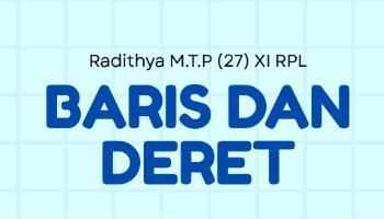 Infografis Materi Baris dan Deret