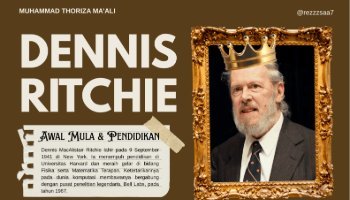 Infografis Tokoh Dennis Ritchie C Creator