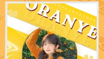 Instagram Post 4:5 Rasio"Beauty Oranye"