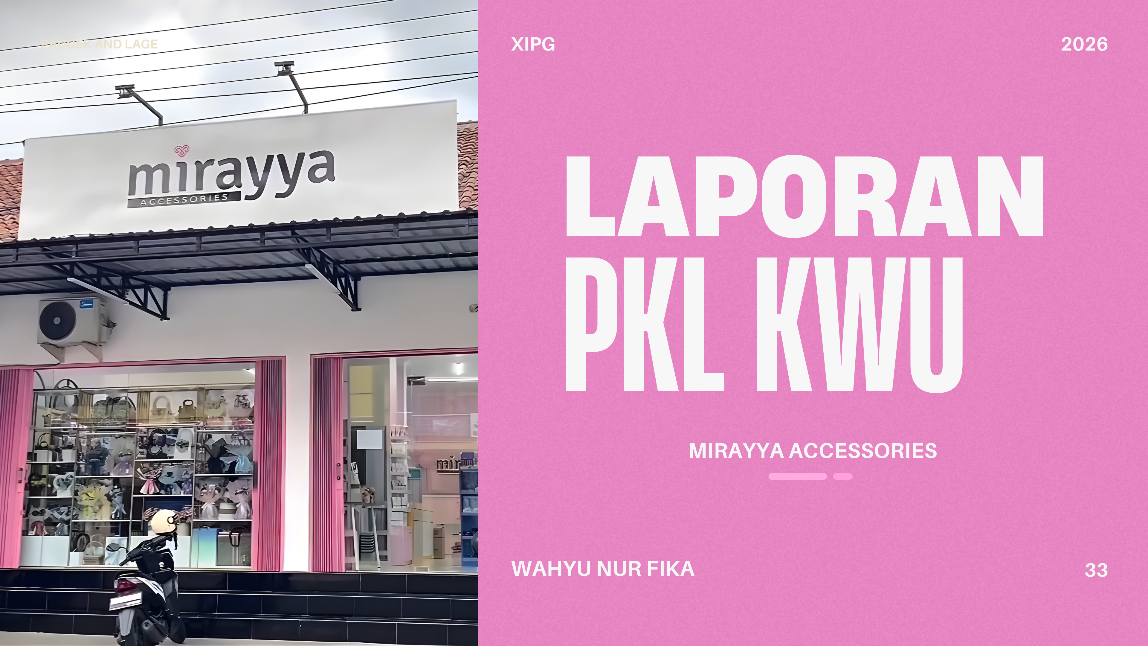 Laporan PKL KWU