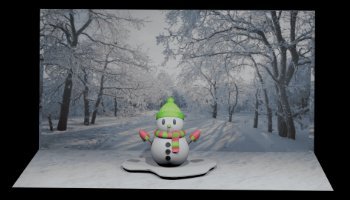 Karakter Game Stumble Guys Snowmen