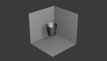 karya 3d blender ember simpel
