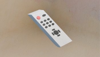 Karya 3D Model Remote TV