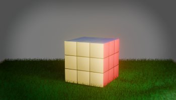 Karya 3D Model Rubik Simpel