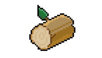 Kayu Pixel Art Untuk Asset Game 2D