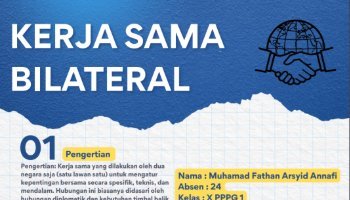 Kerjasama Bilateral, Regional, dan Multilateral