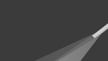 Kunai Simpel 3D low poly