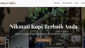 Landing Page Liberion Coffe