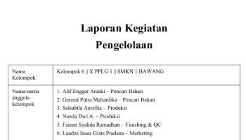 Laporan Kegiatan Pengelolaan Sampah Projek Akhir || Pendidikan Pancasila