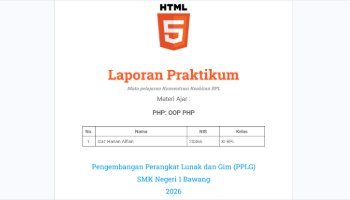 Laporan Kerja Praktikum OOP MVC
