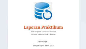 Laporan LKPD Ekspor Impor Basis Data || RPL 1