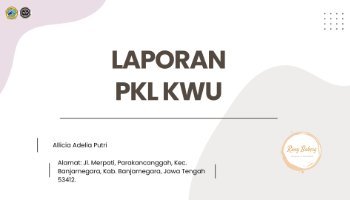 Laporan PKL KWU