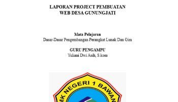 Laporan Project Pembuatan Website Desa