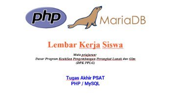 Laporan PSAT dpk 1-20348 Php/Mysql