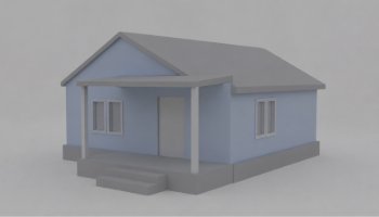 Layout 3D Rumah Impian Sederhana